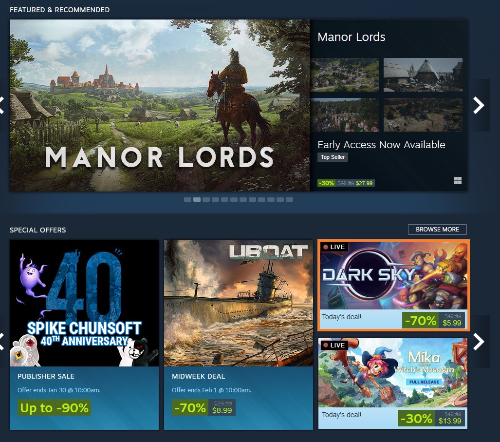 RobZGG's tweet image. Our video game got picked for the Steam Daily Deal today! 

Grab it up for 70% off and support us!

Today only!
store.steampowered.com/app/1454960/Da…