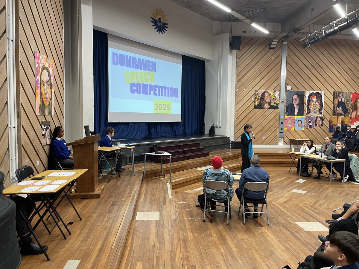Dunraven (@dunraven_school) on Twitter photo A thunderous round of applause for our Year 9 Public Speaking Competition participants and winners. Maya Angelou was right about never forgetting how someone makes you feel: Year 9 made Dunraven feel exceptionally proud. A thunderous round of applause for our Year 9 Public Speaking Competition participants and winners. Maya Angelou was right about never forgetting how someone makes you feel: Year 9 made Dunraven feel exceptionally proud.