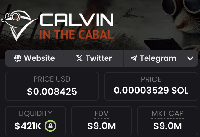 New $CALVIN ATH 🥳