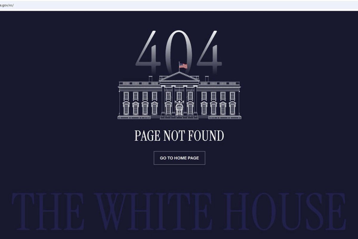 Trump administration shuts down White House Spanish-language page and social media.  apnews.com/article/trump-…