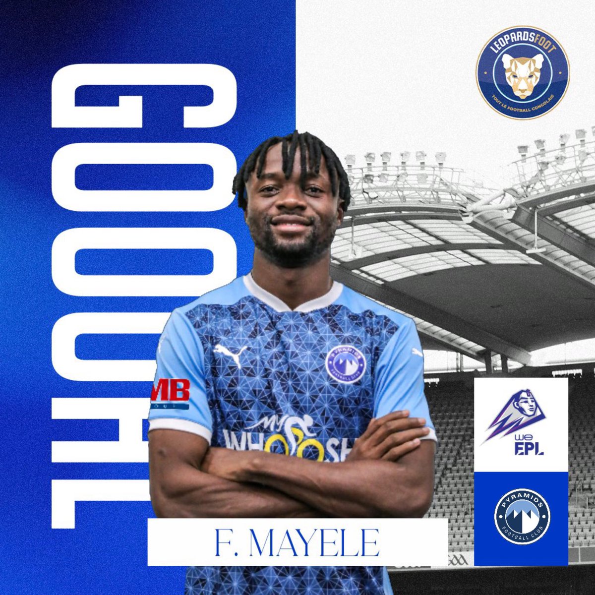 leopardsfoot's tweet image. 🐆 Mayele buteur ! 

Titulaire face au Zed FC, Fiston Mayele libère le Pyramids FC en marquant à la 80e minute (0-1, en cours). 

L’ancien attaquant de l’AS V-Club compte 4 buts cette saison en championnat. 

#pyramidsfc #congo #lpfgoals