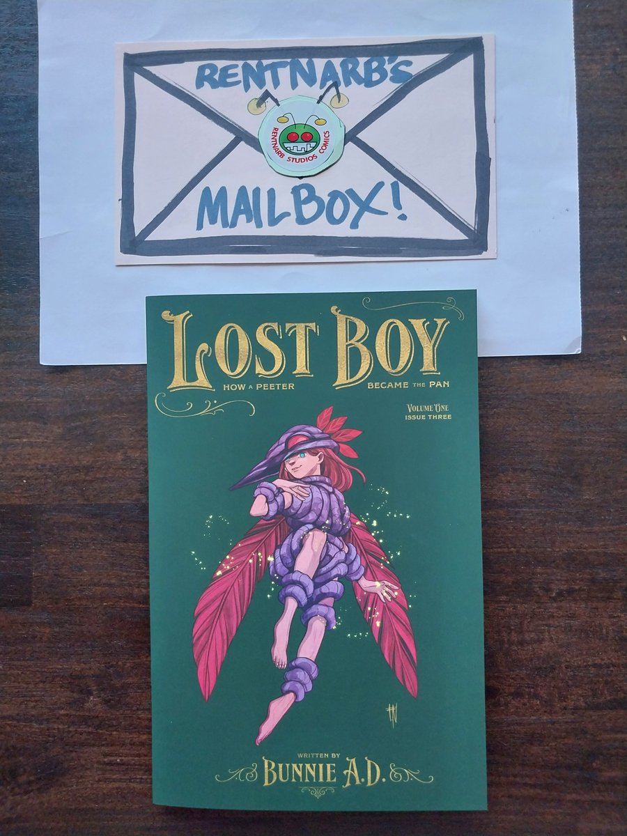 Gary Brantner of Rentnarb Studios Comics (@rentnarb) on Twitter photo MAILBOX
Lost Boy three that I backed on
<a href="/Kickstarter/">Kickstarter</a> by <a href="/donhandfield/">Don Handfield</a> <a href="/artmonkeys/">Dave Lanphear</a>
Man, do I love some Peter Pan comics! Especially when they are an alternate or new take on them like this one. MAILBOX
Lost Boy three that I backed on
<a href="/Kickstarter/">Kickstarter</a> by <a href="/donhandfield/">Don Handfield</a> <a href="/artmonkeys/">Dave Lanphear</a>
Man, do I love some Peter Pan comics! Especially when they are an alternate or new take on them like this one.