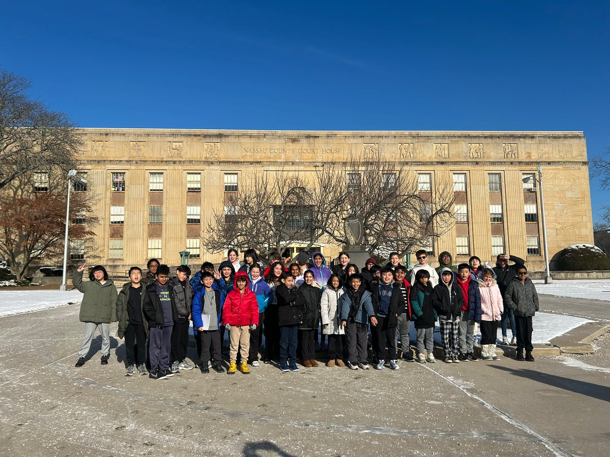 Field trip to the Nassau County Courthouse was awesome!! Learned so much, sat in on real trials, and piqued the interest of a few future lawyers and judges 🧑‍⚖️👨‍💼👩‍💼 #Proud2BNHPGCP