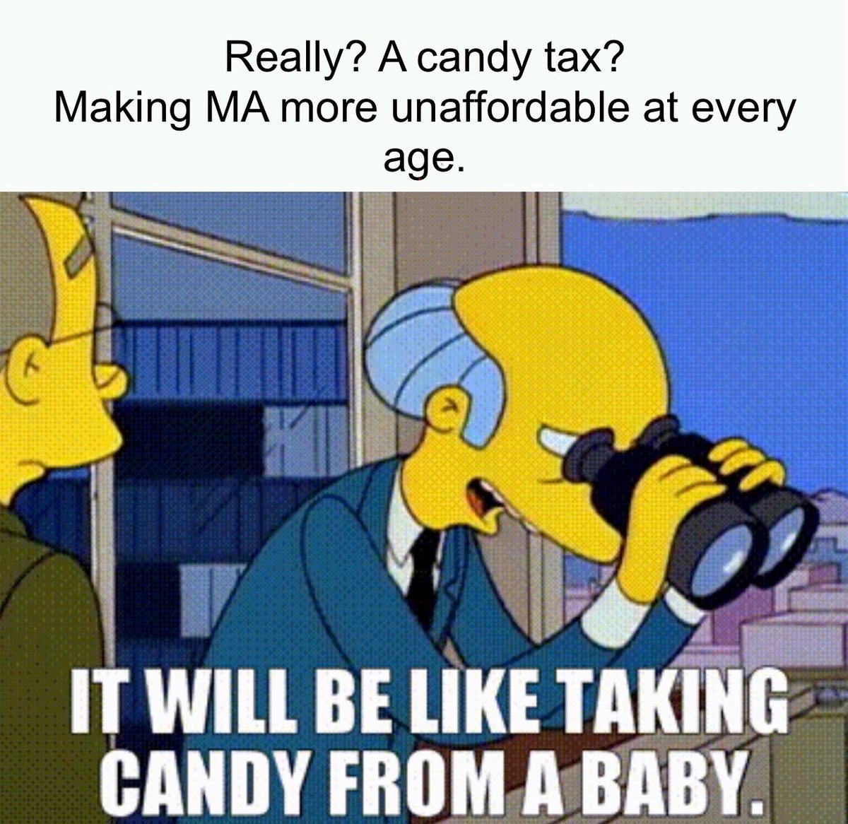 We should not be raising any taxes, even on candy. And there is a reason the proposal to allow cities/towns to further increase meals &amp; occupancy taxes failed last year…it’s a bad idea that makes MA less competitive. #mapoli #mabiz
