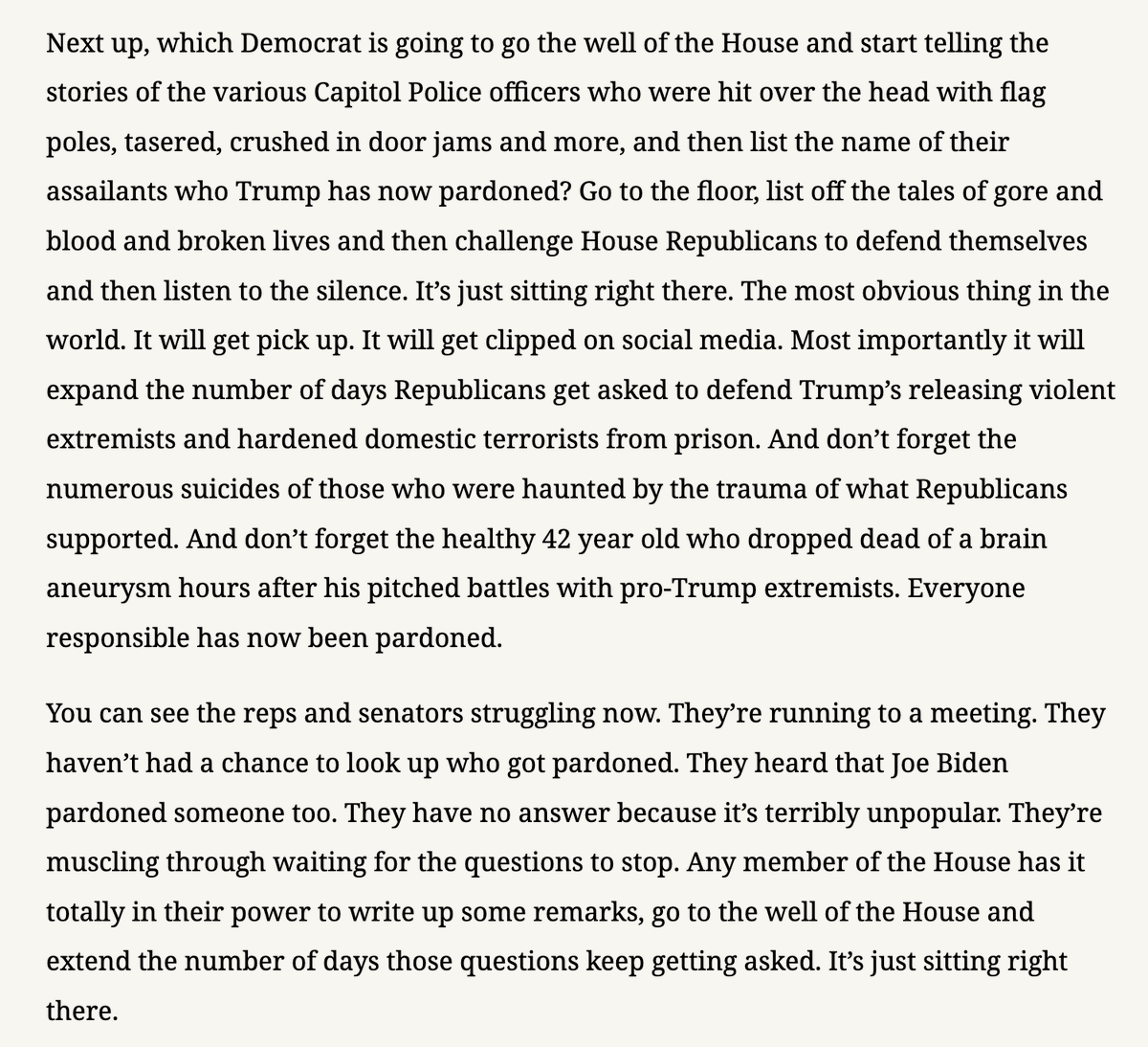 joshtpm's tweet photo. Democrats are Surrounded by Low Hanging Fruit: Get To It https://t.co/xrtAd8fqsq via @TPM https://t.co/GXZoiVtETA