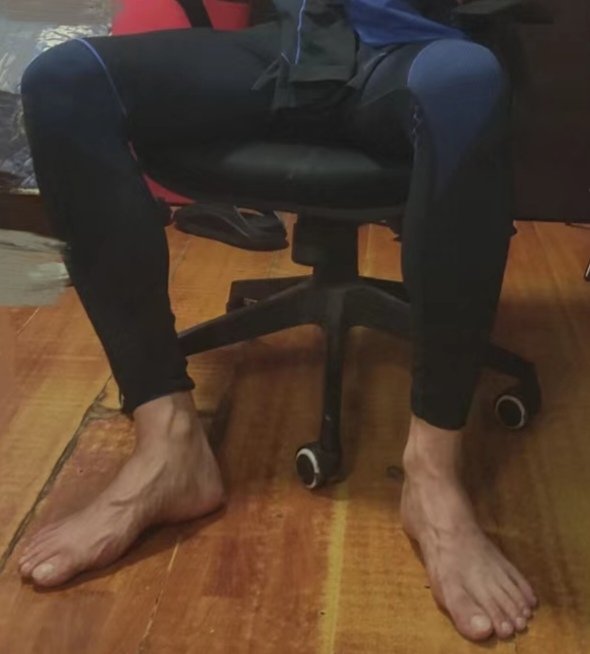 训练完感觉脚都变大了