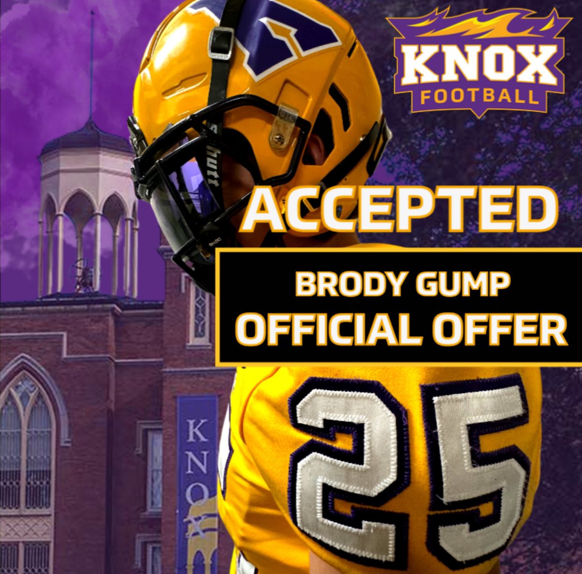 Brody Gump (@brodygump1) on Twitter photo After a great conversation with <a href="/CoachDoughtyp/">Peyton Doughty</a> I am blessed have received an offer from <a href="/FB_KnoxCollege/">Knox College Football</a> <a href="/NoblesvilleFB/">Noblesville Football</a> #AGTG After a great conversation with <a href="/CoachDoughtyp/">Peyton Doughty</a> I am blessed have received an offer from <a href="/FB_KnoxCollege/">Knox College Football</a> <a href="/NoblesvilleFB/">Noblesville Football</a> #AGTG