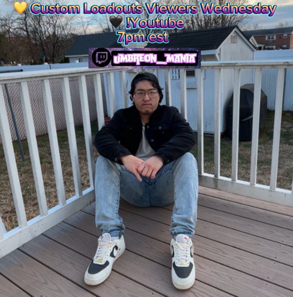 UmbreonMania's tweet photo. 💛 Custom Loadouts Viewers Wednesday 🖤 !Youtube https://t.co/pw1tQakPLm #warzone3 #warzone4 #warzone2 #warzone1 #playingwithviewers #customloadouts #fyp #solos #duos #trios #quads https://t.co/lT5mTm0yMR