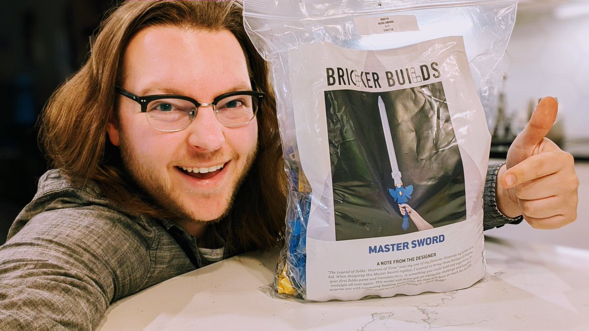 Starting a new #LEGO build on stream tonight, let's take a look at <a href="/brickerbuilds/">Bricker Builds</a>' Master Sword set!