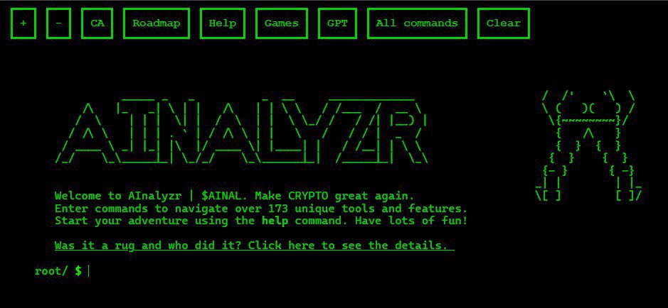 By the way, our website is updated. 

Clicking on that will take you to our tweet about the entire situation. 

Should we add it as a command where it shows all of Bruders and his friends transactions? 

👀👀👀👀👀

Ainalyzr.io