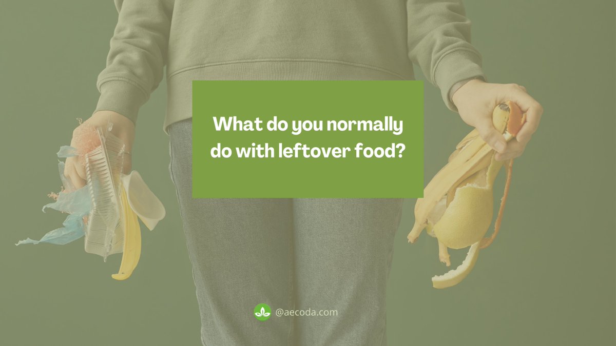 aecoda_com's tweet photo. What do you normally do with leftover food?

#sustainable #sustanaibility #foodpractices #ZeroWaste #DesperdicioAlimentario #FoodWaste #Contraeldesperdicio #Savemoney #foodwasteeducation #foodwastesolutions #reducingfoodwaste #reduce #reuse #recycle #composting #wastefree https://t.co/glZMjs7bVm