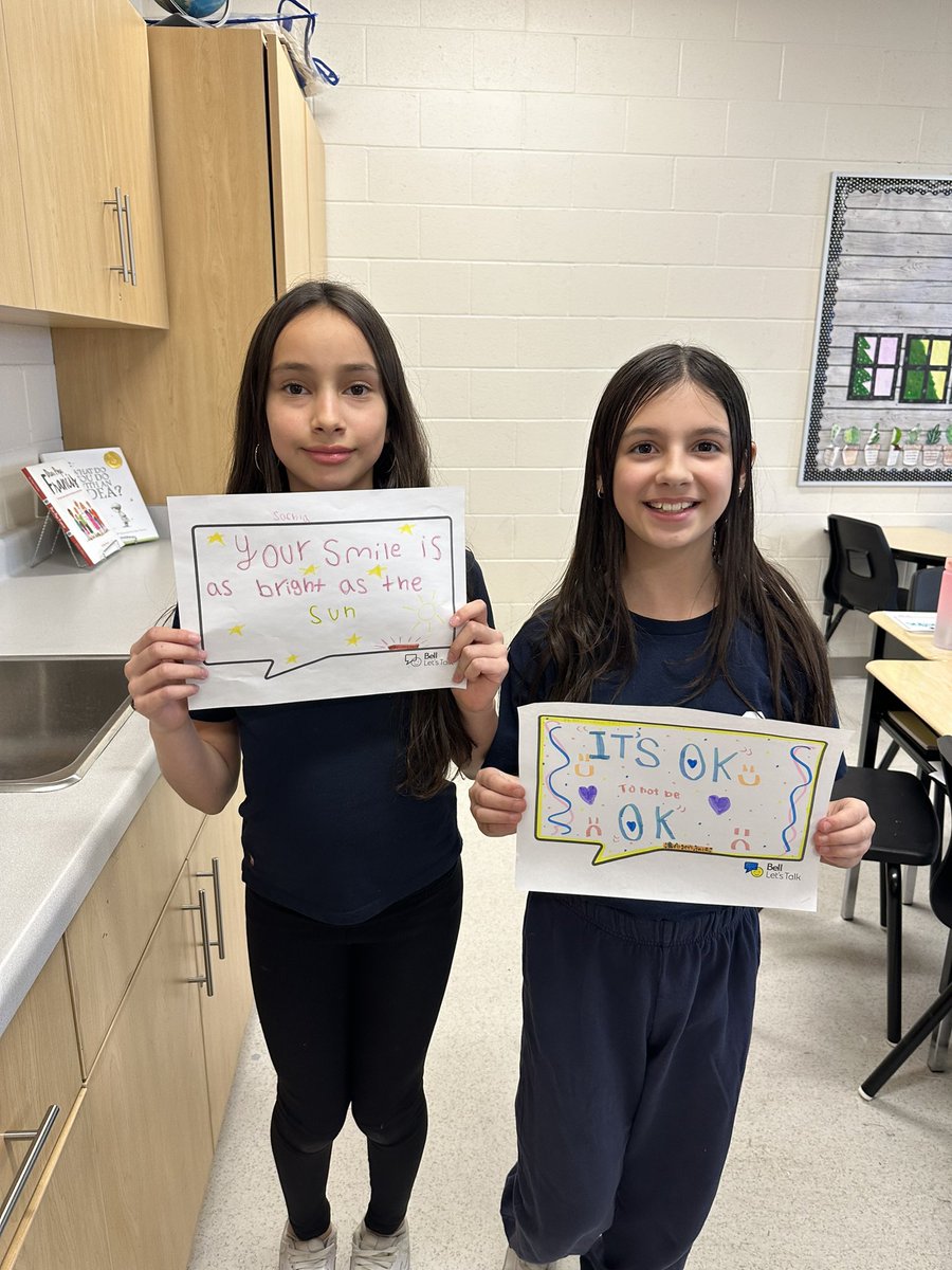 Let’s Talk! 💙 #BellLetsTalk #MentalHealthMatters <a href="/StCeciliaHCDSB/">StCeciliaHCDSB</a>