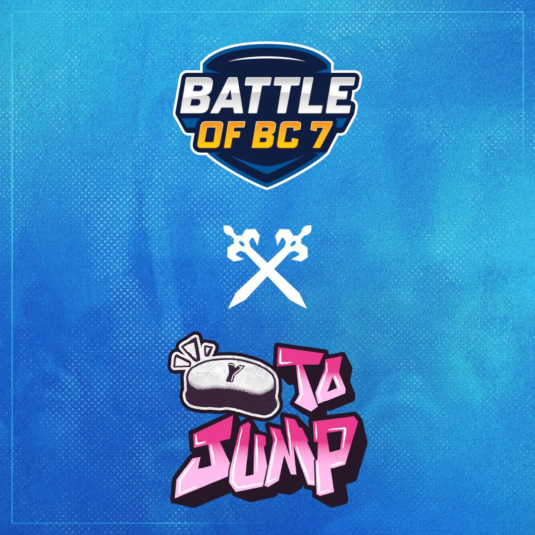 We're excited to announce that we'll be partnering with Y to Jump!

We'll be at the event getting people excited about the upcoming action, and if you're lucky, you might snag a free pass for #BoBC7 in one of our giveaways! 🎉

Check out the event at the link in replies 👀