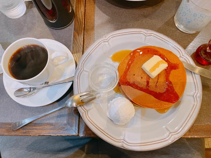 クラシカルな銅板パンケーキが大好き! 