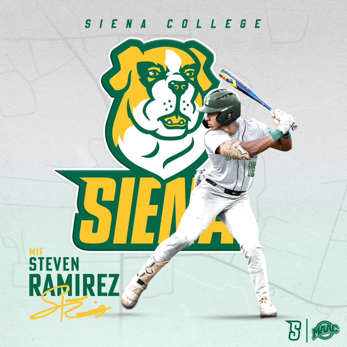 I'm blessed to announce that I'll be continuing my academic and athletic career at Siena College. I want to thank God, my family, my coaches, and the coaches at Siena for this opportunity to play the game l love.🐶
#Committed
