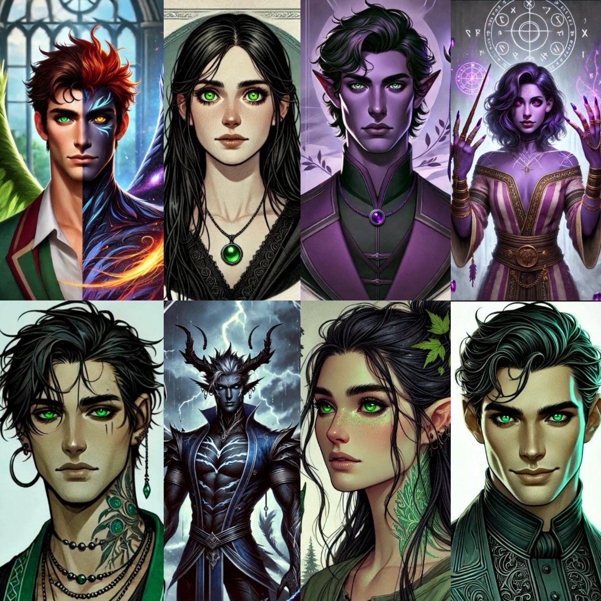 My heart is so full - I had no idea so many people posted character art in  #TheBlackWitchChronicles wiki 🖤💜🐲🔥✨✨✨ - thank you so much 💚🌳🐲⚡️⚡️⚡️  💜💜💜💜💜💜 @harpercollins