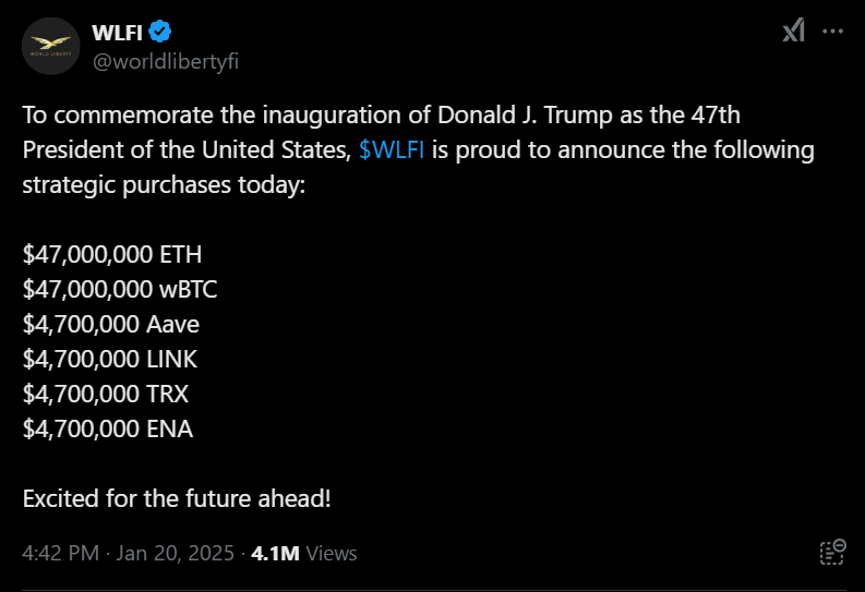 CashFlowRN's tweet image. We are first going to take a look at the $WLFI strategic purchases and discuss why these tokens were selected and what purpose they may service in this future Blockchain world.
