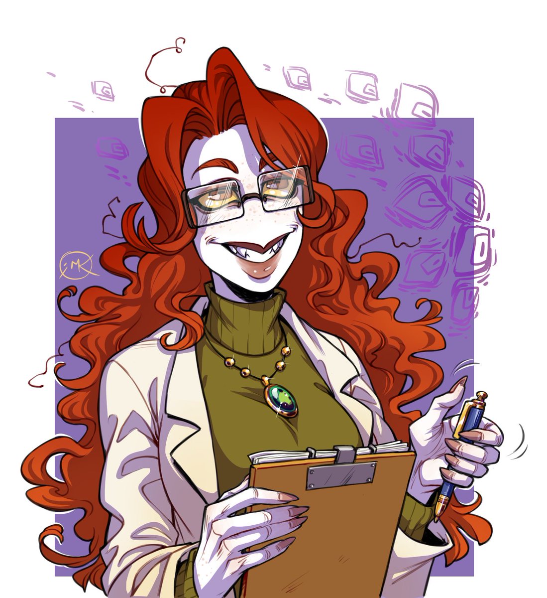 MaddSadtodd's tweet image. The Ancient Evil...
She'll probably suck your brains out through a straw, just you wait...
#YourBoyfriendGame #YourBoyfriendfanart