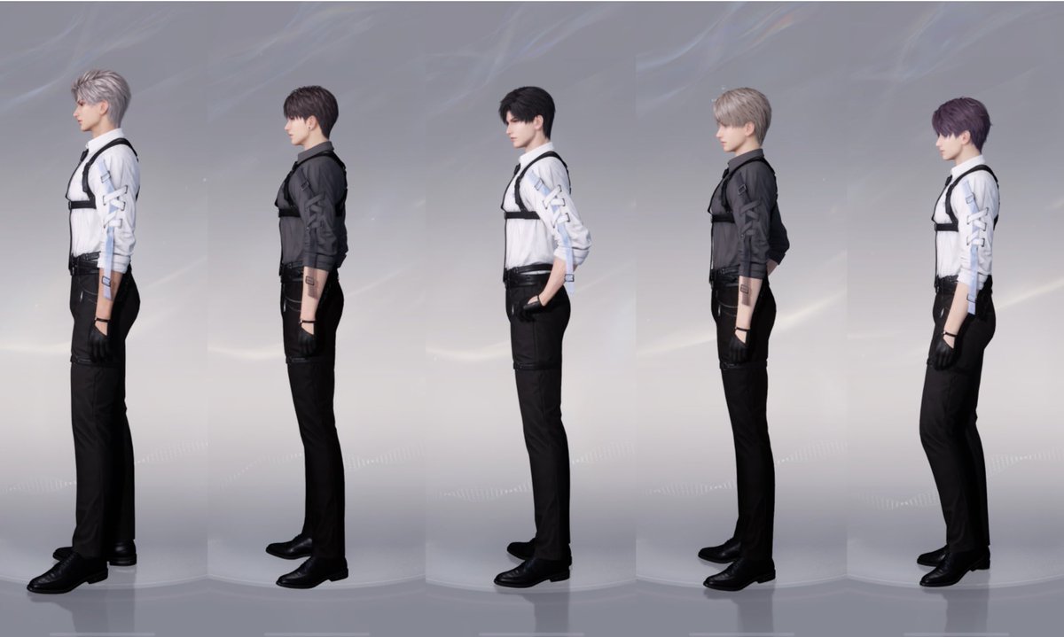 massivecockxav's tweet photo. All Love and Deepspace boys height comparisons side by side https://t.co/AlrSlM8f1P