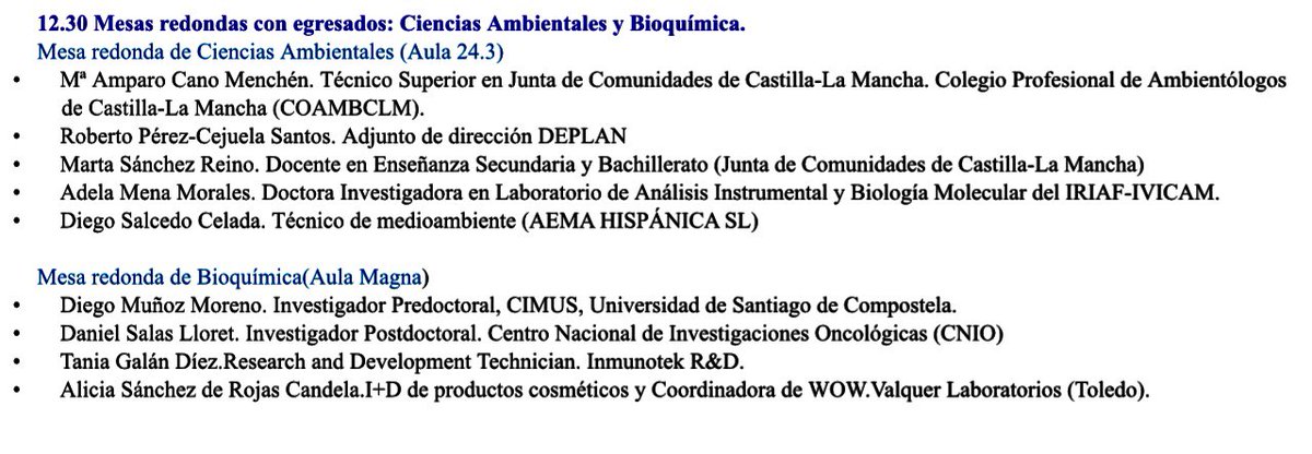 Facultad CC. Ambientales y Bioquímica - UCLM 🥼🥾 tweet media