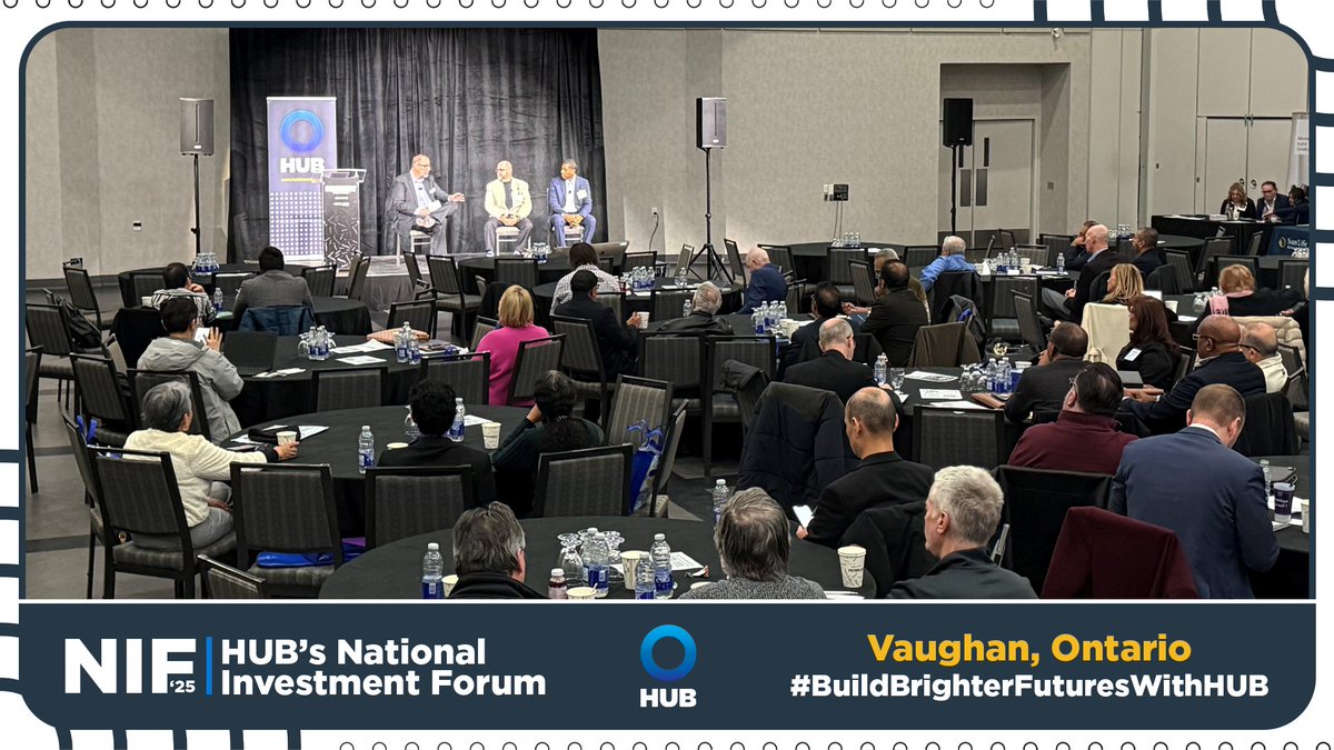 Thank you to everyone who braved the cold to build brighter futures with us at the National Investment Forum in Vaughan, Ontario today! We'll be back at it again tomorrow in London for the final NIF of the year! Register at hubfinancial.com/nif #BuildBrighterFuturesWithHUB
