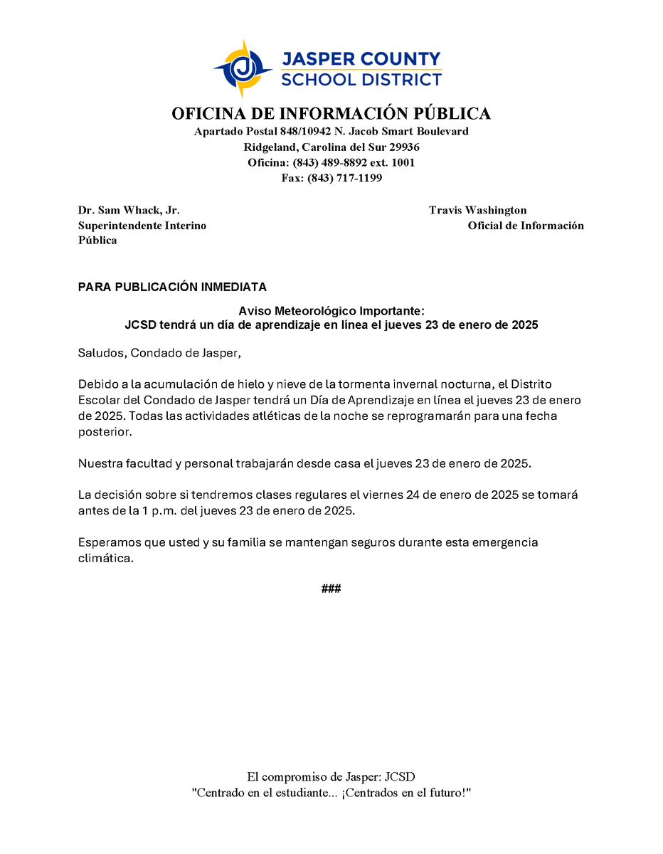 Hardeeville Junior & Senior High School tweet media