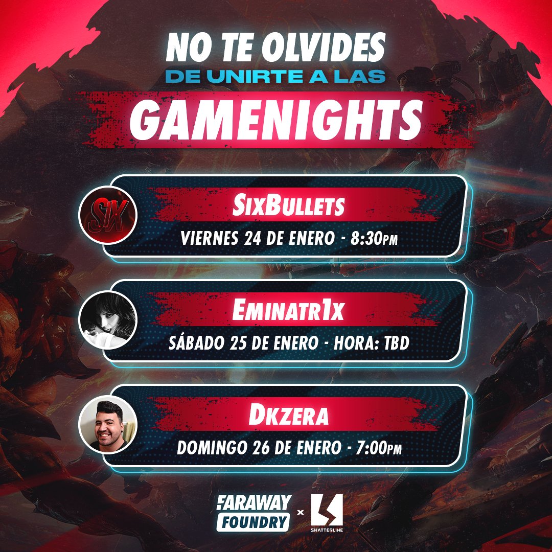 Shatterline LATAM tweet media