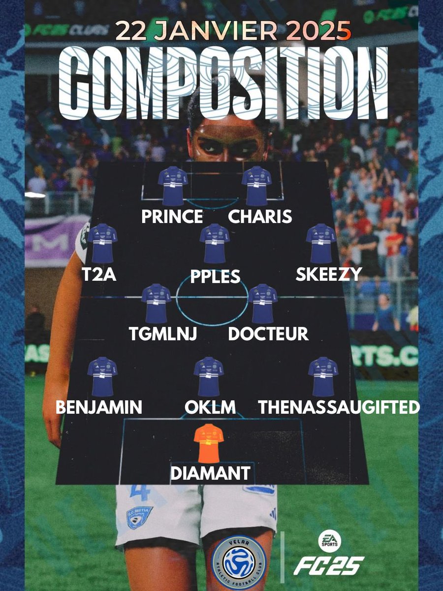 AfcVelar's tweet photo. Le 11 retenu pour ce soir ✅🇬🇦 https://t.co/Q63mpd1Qml