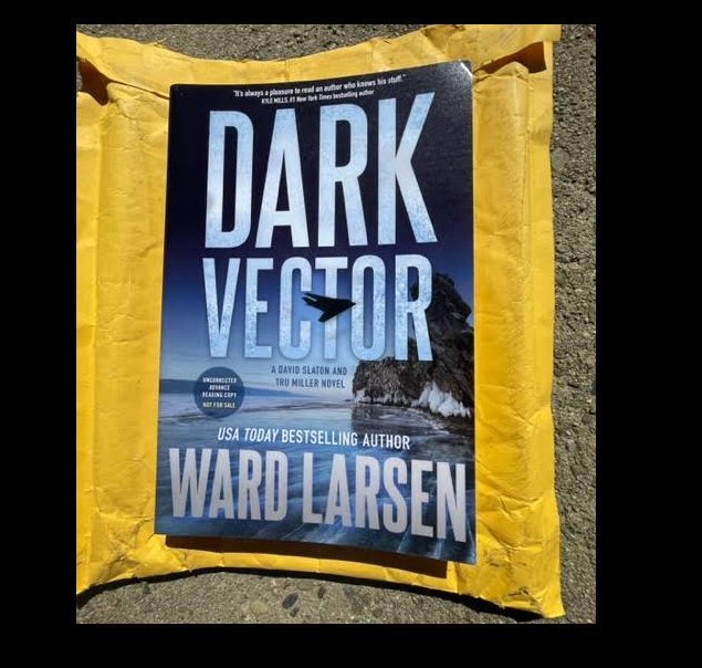 HashtagSpiruli's tweet photo. #BookMail is the best mail &amp; the most exciting thing this week, even counting the hullaballoo in D.C. Thank you, @wardlarsen &amp; @torbooks for the early looksee. 😍 Can't wait to dive in. #amreading #DavidSlaton #DarkVector #Thrillers https://t.co/EzK8LA13R9