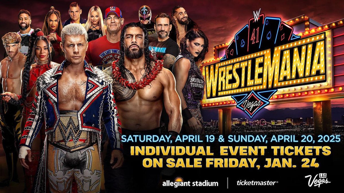 WrestleOps's tweet image. The current cheapest ticket available for WrestleMania 41 is starting at $700+ up in the nosebleeds (single-day).

The current most expensive single-day ticket available is going for ~$15,000 (not including fees).