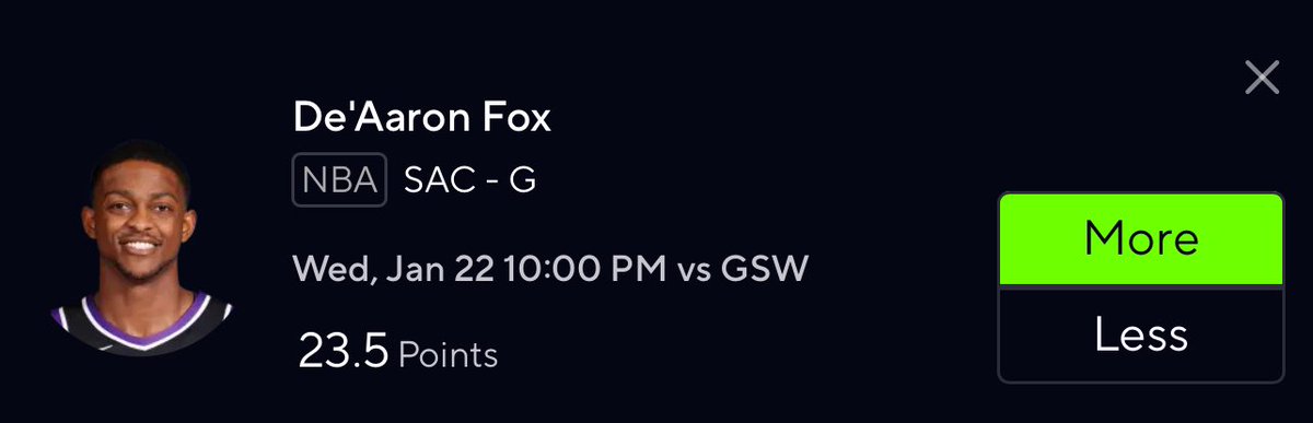 parlay_plug's tweet photo. NBA PLAY #1 🏀

De’Aaron Fox O 23.5 Points 

Fox is averaging 24 points in his L10 games, he has cleared this line 4/L4 vs GSW. GSW ranks 3 for PNR ball handler, when playing teams 1-15 Fox is averaging 26 points. 

Fox shoots 20+ FGA he’s averaging 29 points, at home he’s averaging 33. Similar players like Edwards, Haliburton & Mitchell have cashed vs GSW. L5/6 PG’s have cashed. 

#GamblingTwitter #GambingX #SportsbettingX #PrizePicksNBA