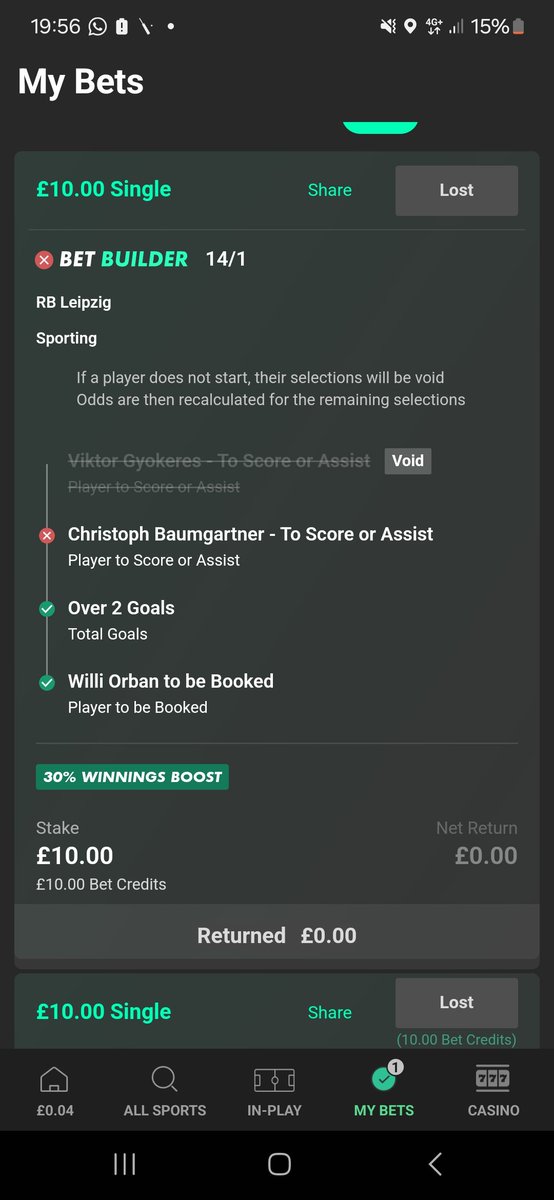 Stacksy85's tweet photo. @bet365help @bet365 

My bet is showing as lost but the losing selection actually came in.. https://t.co/XKgCgLzeTV