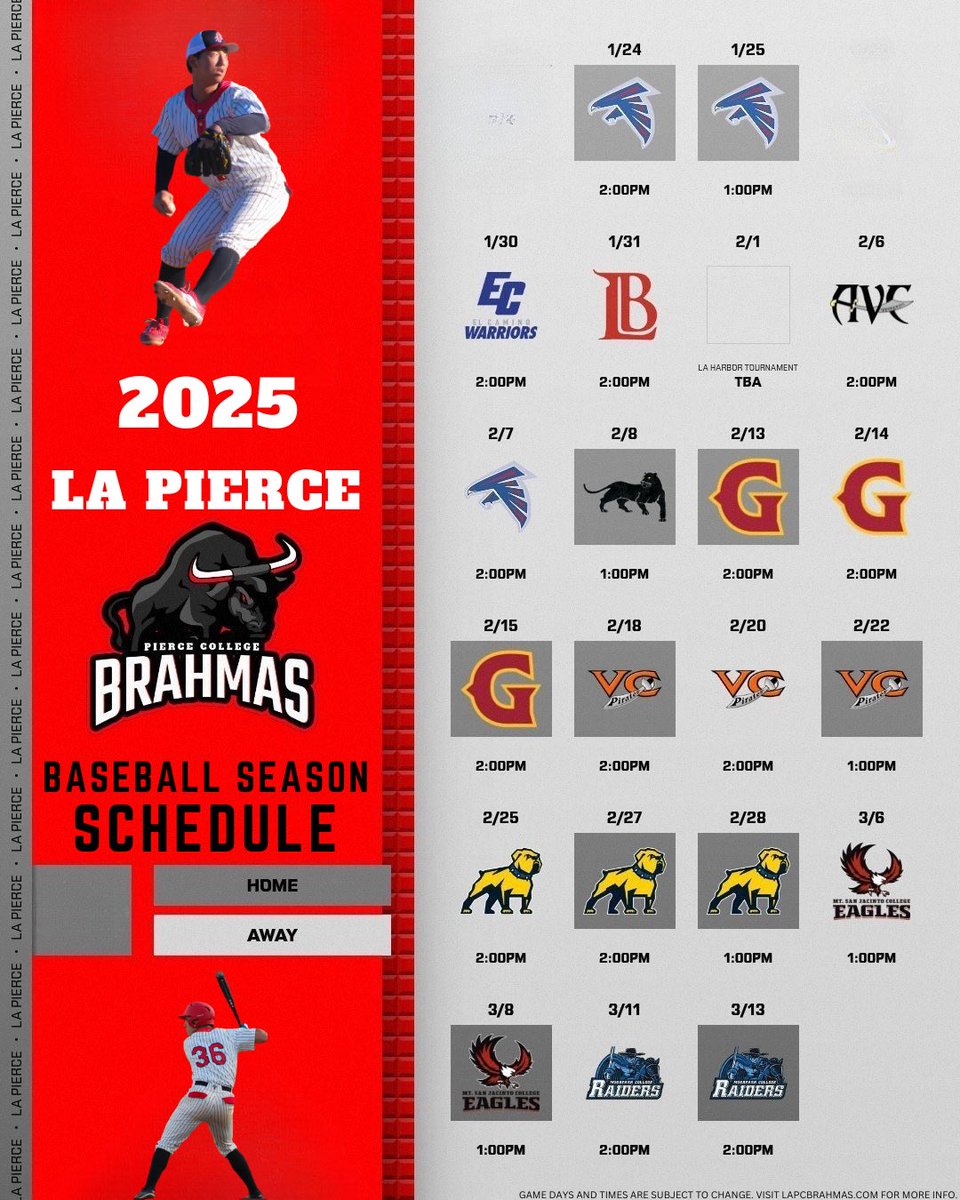 Pierce College Athletics tweet media