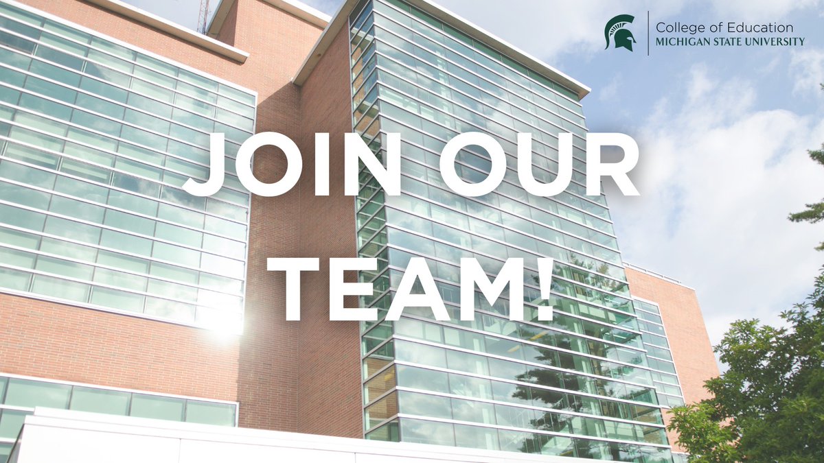 We’re Hiring!🚨

The MSU College of Education is looking for a dynamic, strategic and results-oriented Associate Director of Development to join our Advancement team!

Apply now: spr.ly/6015ad4oh