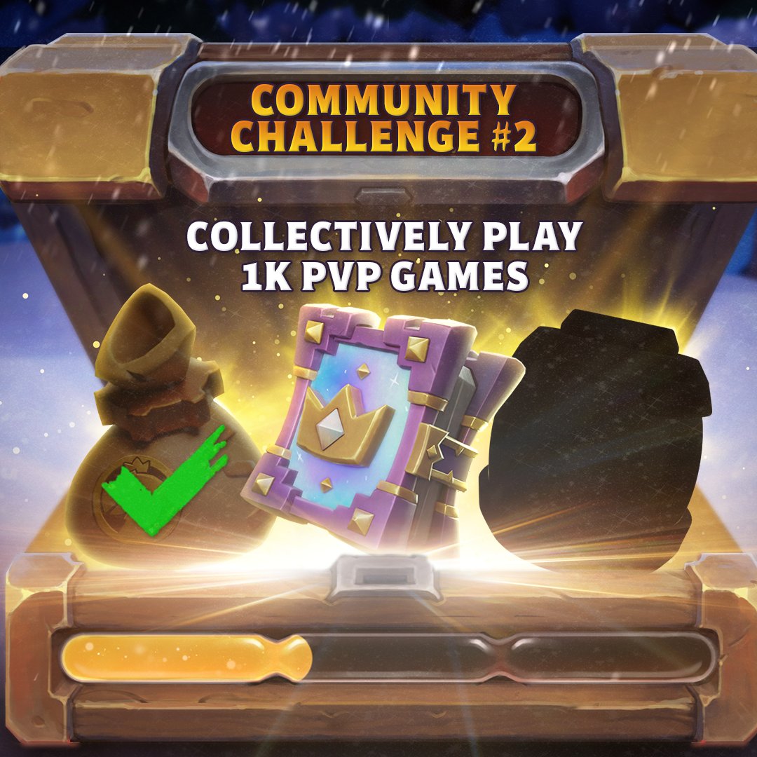 WarcraftRumble's tweet image. We're switching gears this week and going PvP 📱🆚📱
Reach the goal and everyone gets a gift!