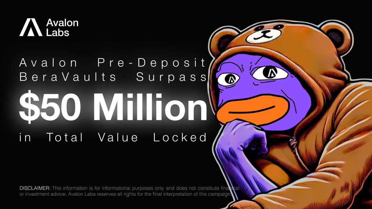 $50M Pre-Deposit for Boyco Completed in AvaBera Vault!

Bera BTCFi just got even stronger!