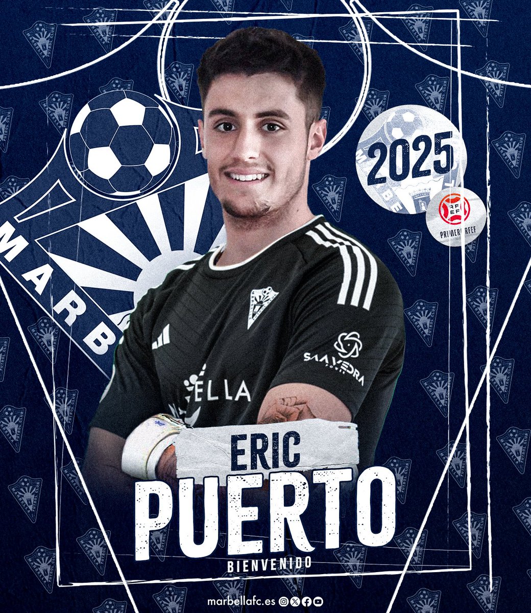 🆕️ 𝗖𝗢𝗠𝗨𝗡𝗜𝗖𝗔𝗗𝗢 𝗢𝗙𝗜𝗖𝗜𝗔𝗟: 𝗘𝗥𝗜𝗖 𝗣𝗨𝗘𝗥𝗧𝗢

marbellafc.es/comunicado-ofi…