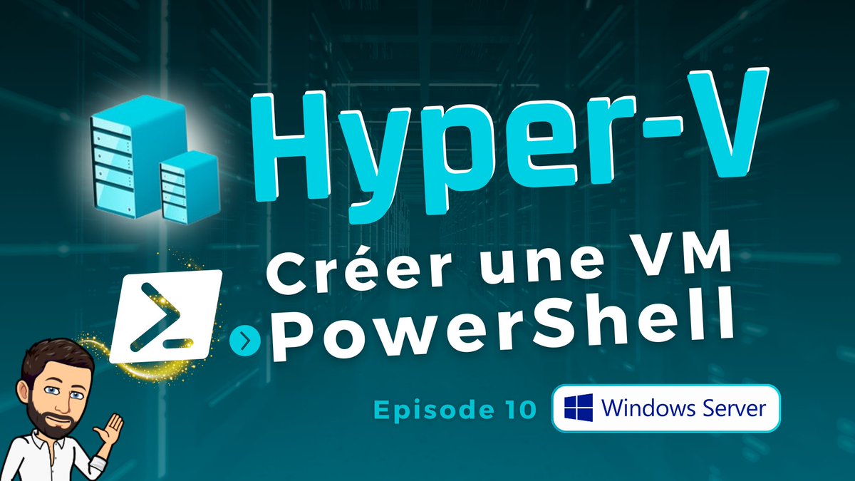 ITConnect_fr's tweet image. 📹 𝗡𝗼𝘂𝘃𝗲𝗹𝗹𝗲 𝘃𝗶𝗱𝗲́𝗼 !

👉  Créez vos VM Hyper-V avec PowerShell : ne perdez plus de temps !

✅ Disponible dès maintenant sur YouTube : youtu.be/77UoqO8f7u0

#hyperv #powershell #sysadmin #elearning