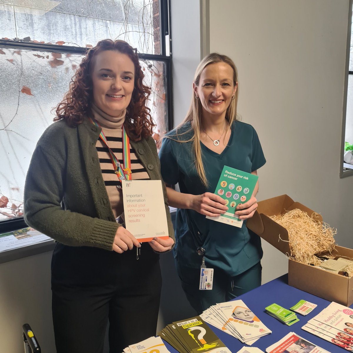 KarenNicG's tweet photo. Cervical Cancer Awareness Week @Beaumont_Dublin we had some fantastic questions about cervical cancer today. Thank you Aoife from @IrishCancerSoc @Valerie24842436
Cervical cancer is a cancer that's found anywhere in the cervix. #HPV #CervicalCancerAwarenessMonth #checktheregister https://t.co/7OijqYHQs8
