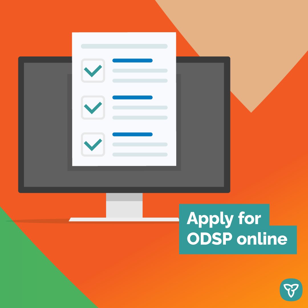 Apply for the Ontario Disability Support Program online.

You can also:

✅ Verify and sign you application electronically
✅ Track your application status 
✅ Send documents electronically to support your application

Apply today:

sada.mcss.gov.on.ca