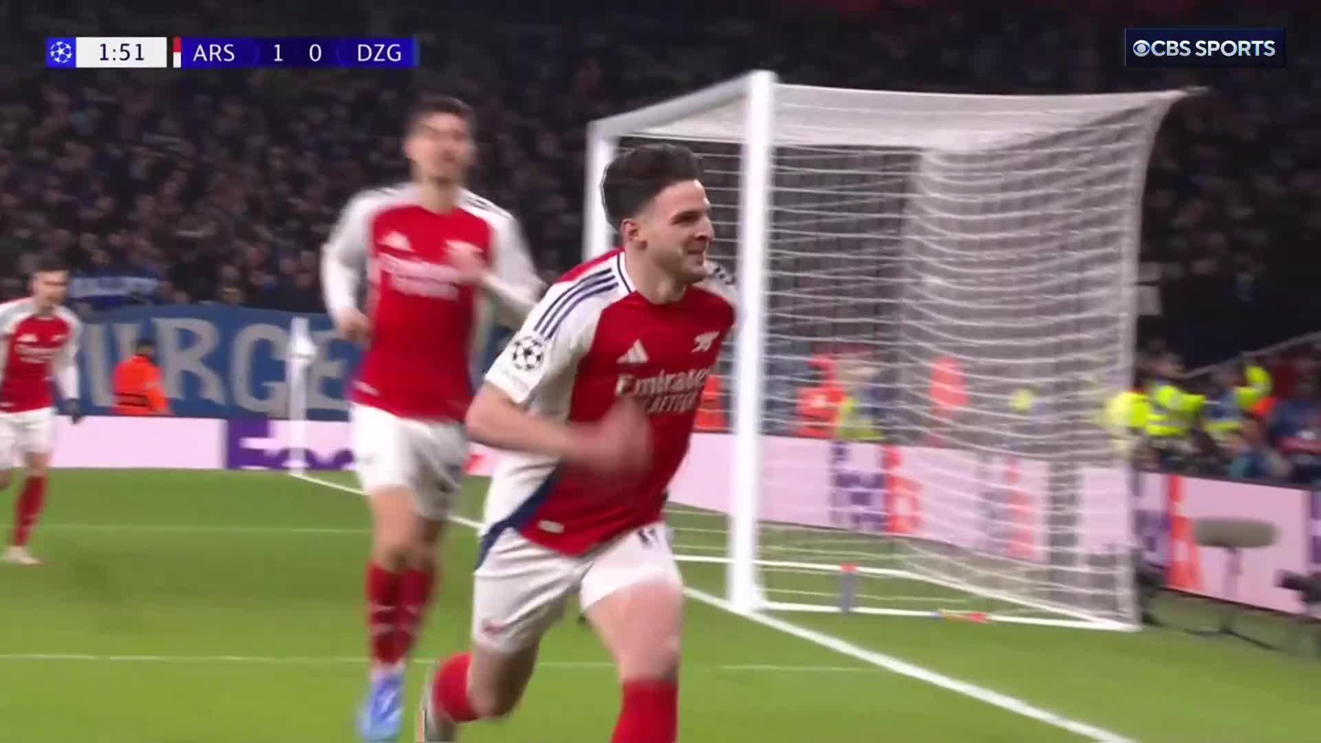 Declan Rice with the cleanest strike you'll see today 😮‍💨