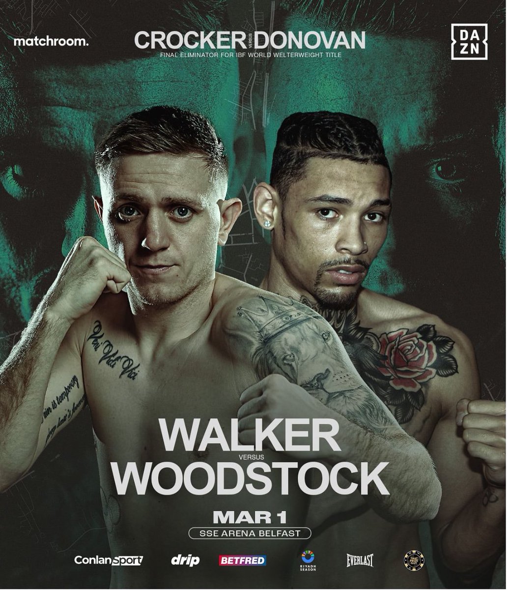 March 1st! 
Live on @daznboxing 📺
@thessearenabelfast 
Buzzing to get back out in a proper fight after  the cancellations last year.
Ready to take this opportunity and show everyone what i can do.
Limited tickets left so dm if interested 🎫