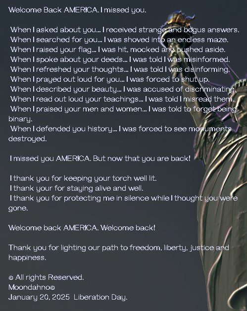 kuniter's tweet image. WELCOME BACK AMERICA.
I missed you. Welcome back! #welcomebackamerica