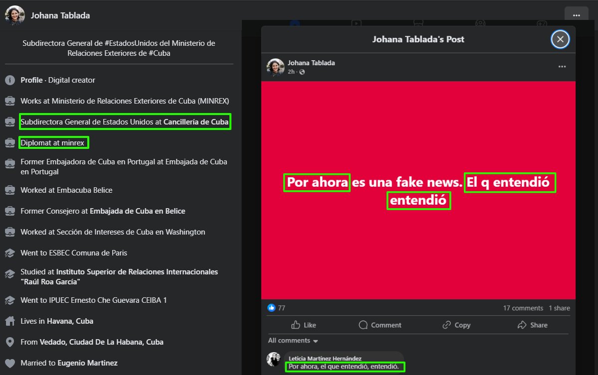 Yo quisiera saber donde están los analistas, los falsos líderes del falso “Exilio”, los influencers, los representantes cubano-americanos, los que tienen el oído de los senadores y representantes que se desviven por Venezuela y Nicaragua, que no han tomado este post de la