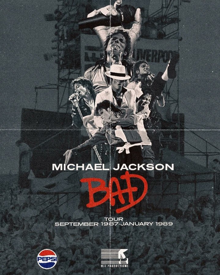 PaperBoyINC's tweet photo. I think I'll create a series of Michael Jackson world tour posters https://t.co/0GBo4elnaF