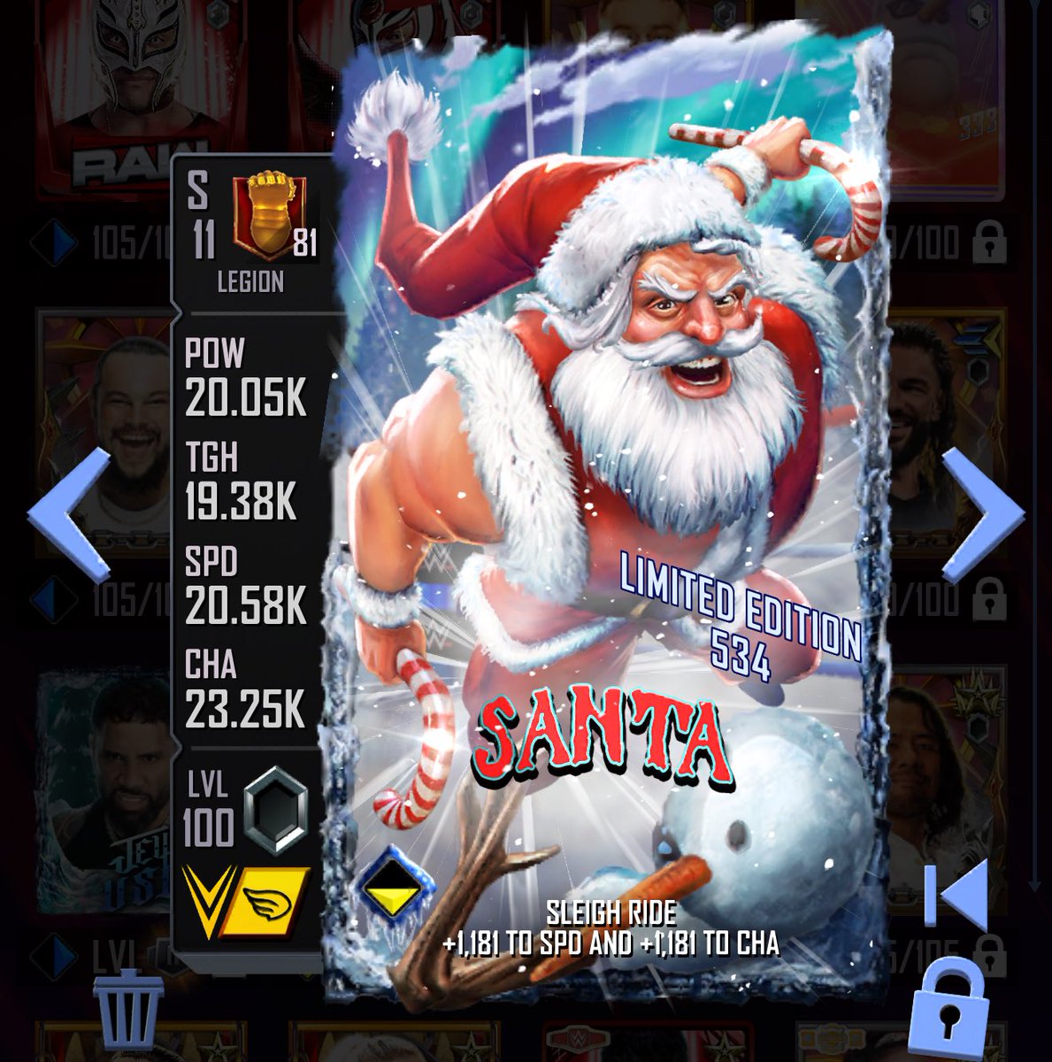 I Had The Last Santa And Now He‘s In RewardMania. What A Shame #WWESupercard