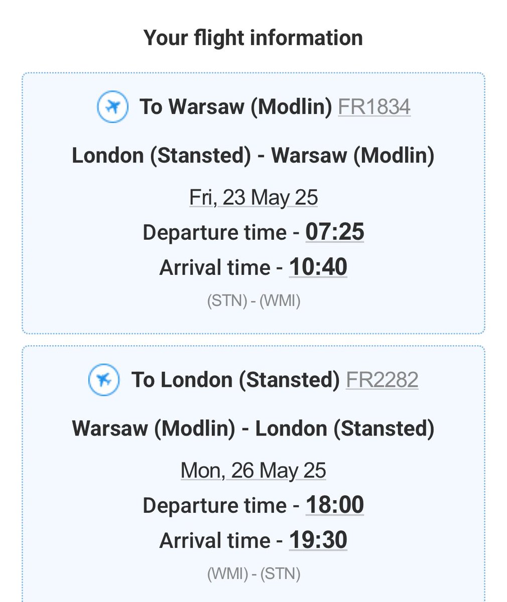 NickTurns's tweet photo. @Ryanair can you explain why flight FR2282 has changed from 6pm to 7am without any explanation, email or choice??? https://t.co/0V15nCODlQ