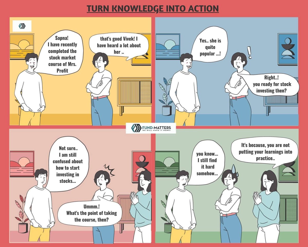 FundMatters's tweet photo. Integrate your knowledge into real-world investing and hands-on learning. By doing so, you will gain a deeper understanding of the investment process and develop confidence in your abilities. https://t.co/a9sqGBjTLM