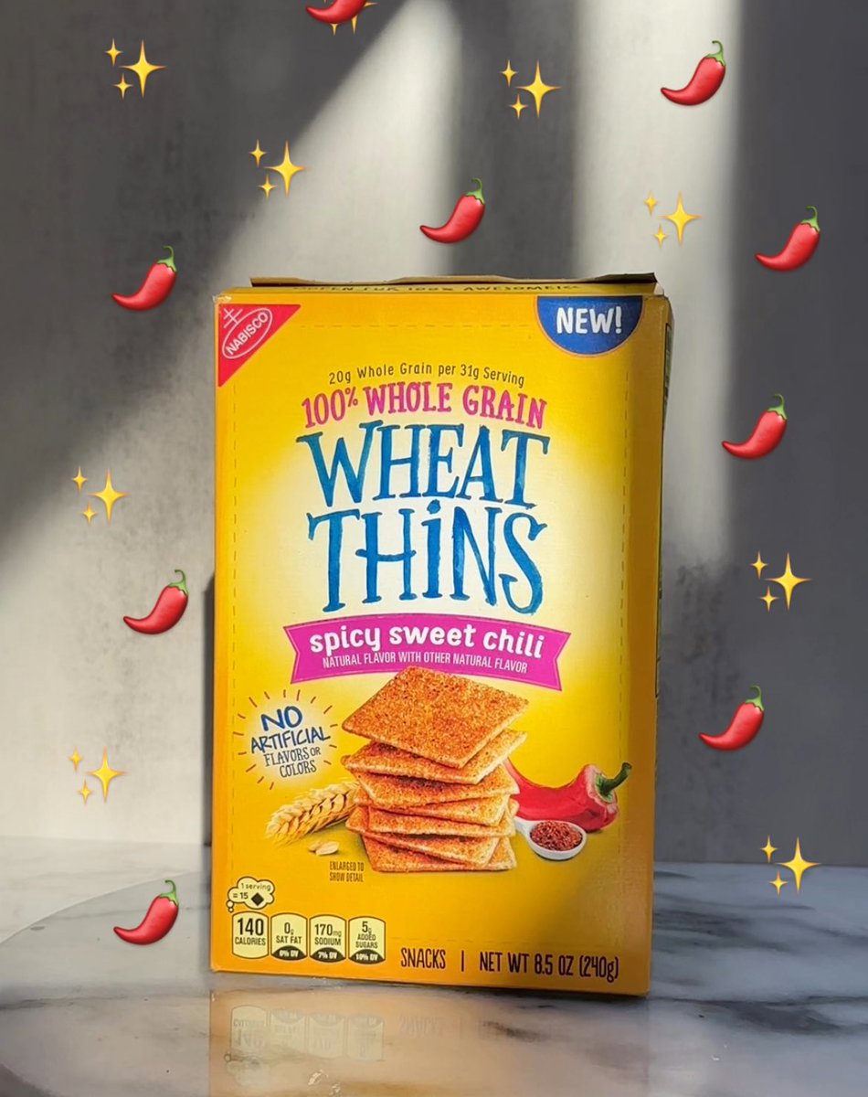 PSA: 🌶️🛒 NEW Wheat Thins Spicy Sweet Chili is on shelves for a limited time!