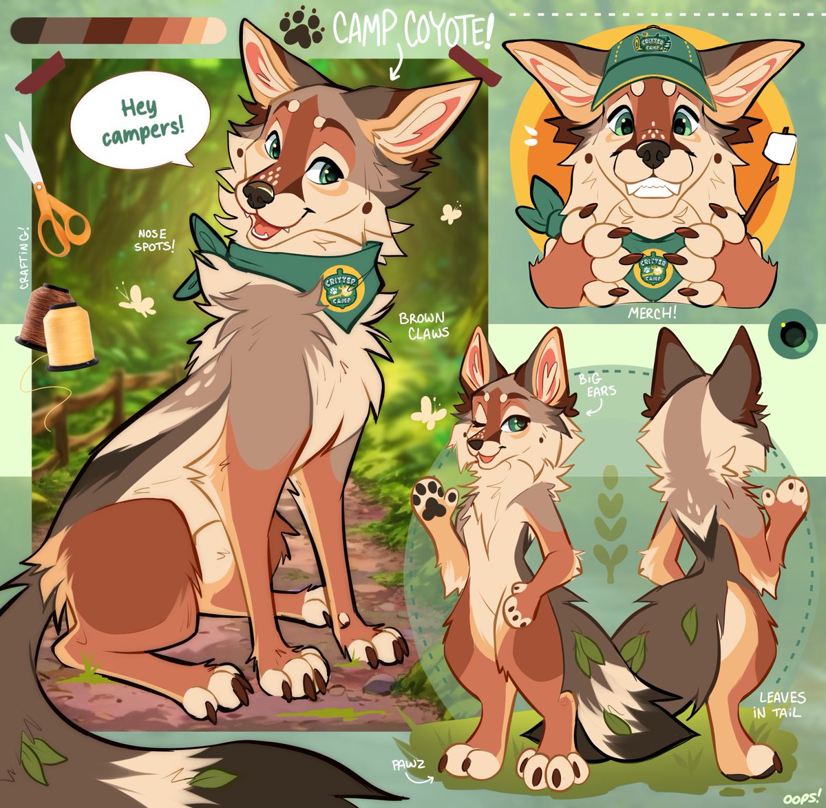 design for a contest! 🏕️🐾